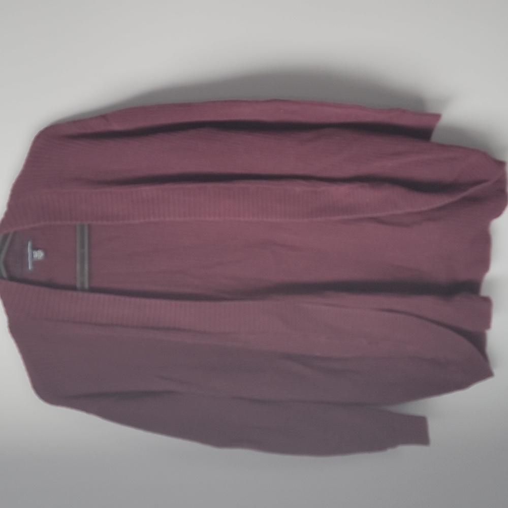American Eagle Outfitters Maroon Cardigan - Picture 2 of 5